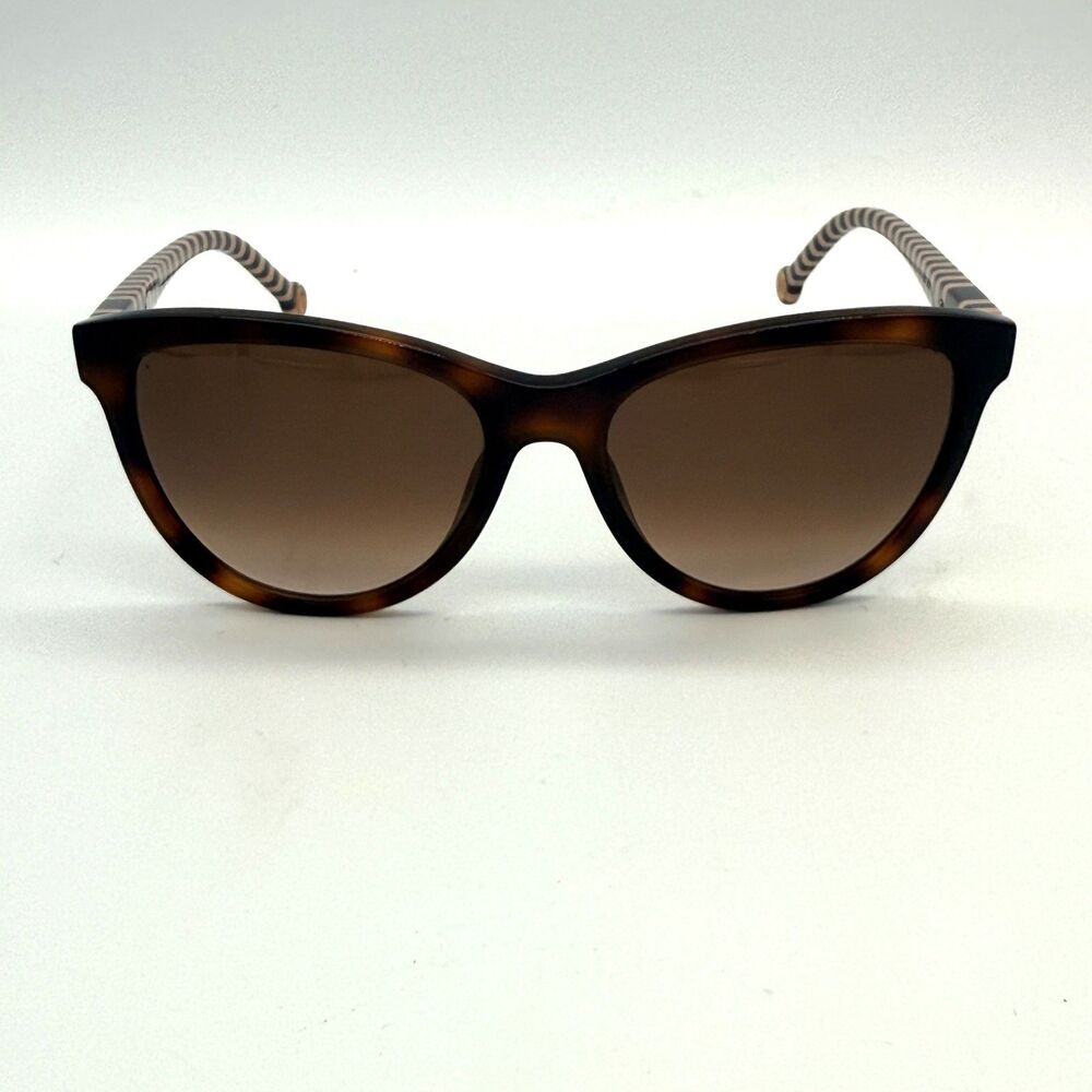 Carolina Herrera Women's Sunglasses, SHE892K Col. 0752 Brown Tortoise, 56-17-140